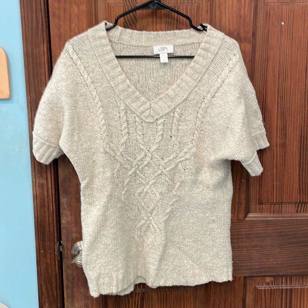 Ann Taylor Loft Short Sleeve Sweater